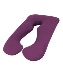 Mother Comfort U Shape Comfortable Maternity Pillow Microfiber Purple 120x70x25cm