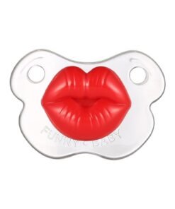ANSELF Soft Silicone BPA Free Funny Lip Pattern Soother Pacifier