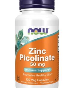 Now Foods Zinc Picolinate 50 mg Dietary Supplement - 120 Capsules