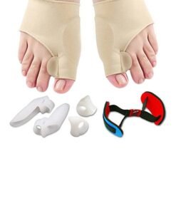 7-Piece Toe Separator Bunion Corrector Sleeves