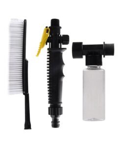 Car Cleaning Brush With Foam Bottle