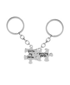 Sharpdo 2-Piece Puzzle Shaped Keychain