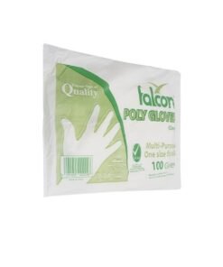 Falcon 100-Piece Multi-Purpose Poly Gloves White White