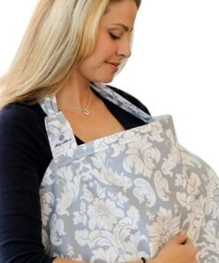 LO.BABY.VE High-quality 100% Cotton Nursing Breastfeeding Cover With Two Adjustable Straps - Image 3