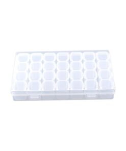 Portable Medicine Storage Case Clear 17.5x10.8x2.7cm