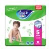 Fine Baby Diapers, Size 5, 11 - 18 Kg, 11 Count - Maxi, Double Lock Technology Prevents Leakage