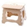 Sharpdo Foldable Step Stool Beige/White 29x23x23.5cm
