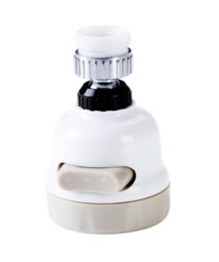 Splash-Proof Water Tap Filter Faucet White/Beige/Black 8.5x5.3x5.3cm