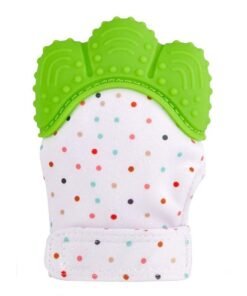 YOBAYE Baby Silicone Mitten For Self-Soothing Pain Relief And Teething Glove - Green