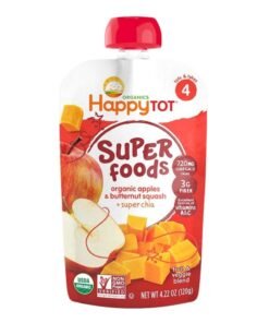 HAPPY Superfoods Organic Apples And Butternut Squash 120grams