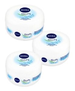 Nivea Pack Of 3 Soft Moisturizing Cream 600ml