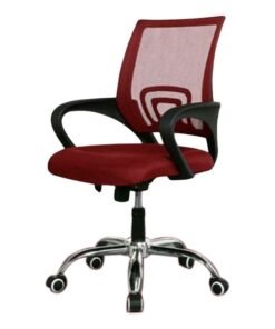 LW Mesh Adjustable Office Chair Black/Silver 49x49x70cm
