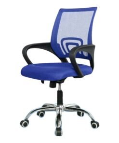 Alternative view of LW Mesh Adjustable Office Chair Black/Silver 49x49x70cm