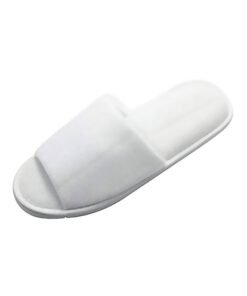 Travelwell 12-Pair Open Toe Spa Slippers White