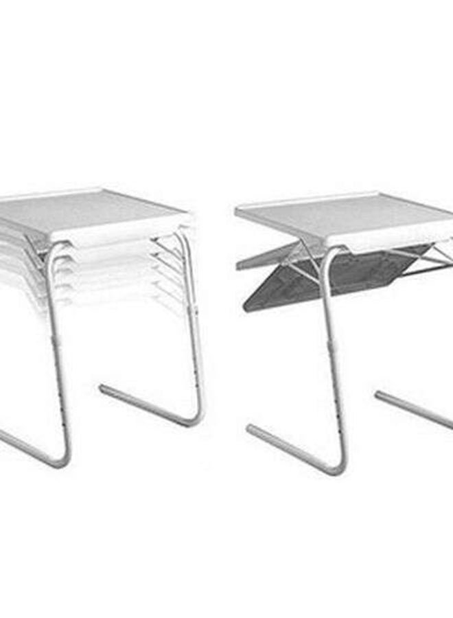 Foldable Portable Multi-purpose Laptop Table White 6.8 x 53.2 x 41cm
