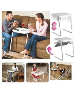 Foldable Portable Multi-purpose Laptop Table White
