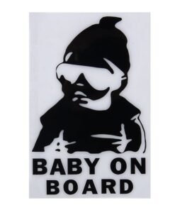 Baby On Board Pattern Vinyl Car Sticker
