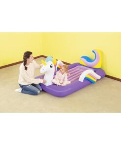 Bestway Dreamchaser Airbed - Unicorn White/Purple 1.96mx1.04mx84cm - Image 4