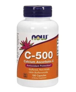 Now Foods C-500 Calcium Ascorbate-C Antioxidant Protection Dietary Supplement - 100 Capsules