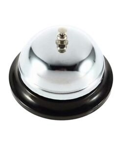 Hotel Counter Ringer Call Bell Silver 3.5inch