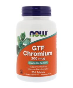 Now Foods GTF Chromium 200 mcg Dietary Supplement - 250 Tablets