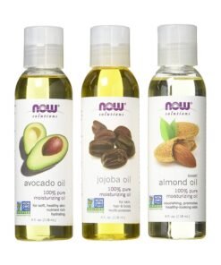 Now Foods Pack Of 3 Moisturizing Oil Gold/Clear 354ml
