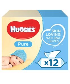 HUGGIES Pure Baby Wipes 12 Packs x 56 Wipes, 672 Count