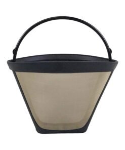 Crucial Coffee Replacement Cone Filter Black/Brown 3.7x4.8x4.8inch