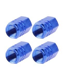 4-Piece Anodized Car Tire Valve Stem Cap