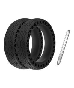 VINSOC 2-Piece Scooter Rubber Tire With Lever 8.5inch 8.5inch