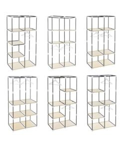 Alternative view of Roman Gifts Portable Wardrobe Organizer Beige 110x175x45cm