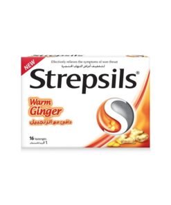 Strepsils Warm Ginger Dietary Supplement - 16 Lozenges