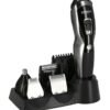 KRYPTON 11-in-1 Rechargeable Grooming Kit for Men – Beard, Hair, Nose, Ear & Body Trimmer with Multiple Attachments, Cordless Use Black 500grams