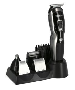 KRYPTON 11-in-1 Rechargeable Grooming Kit for Men – Beard, Hair, Nose, Ear & Body Trimmer with Multiple Attachments, Cordless Use Black 500grams