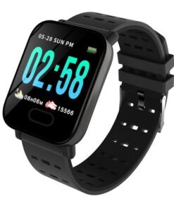 Bluetooth Sports Bracelet Smart Watch Black