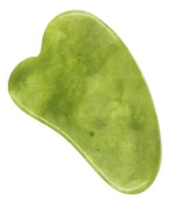 Gua Sha Board Jade Stone Guasha Scraping Massage Tool Facial Massager for Face Eyes Neck Body Skin Lifting & Tightening