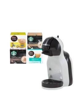 De'Longhi Nescafé Dolce Gusto Mini Me Single Serve Capsule Coffee Machine Starter Kit, Including coffee capsules 0.8 L 1460.0 W EDG155.BG black/grey
