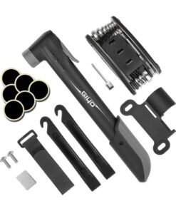 Rock Pow Multifunctional Glue Free Bike Tyre Repair Kit 18.29 x 10.67 x 6.1cm