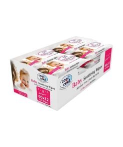 Cool & Cool Pack of 12 Baby Sanitizing Wipes 60's