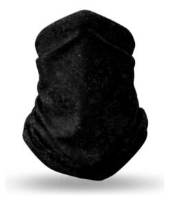 Stylizedd Designer Neck Gaiter Face Mask- Marble Texture Black