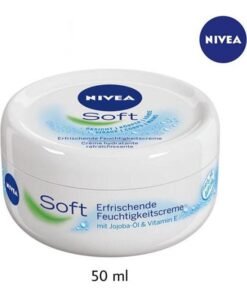 Nivea Soft Moisturizing Cream Refreshingly Jar White 50ml