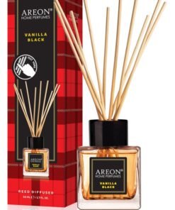 Areon Reed Diffuser With Incense Sticks Vanilla Black Multicolour 50ml