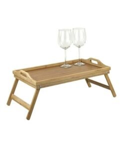 Home Basics Bamboo Bed Tray Natural wood - Image 4