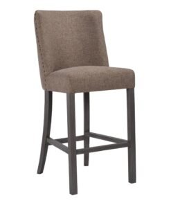 ebb & flow Stool Luxurious - In Grey E/ Oat Wooden Chair Grey E / Oat 49 x62 x 115cm