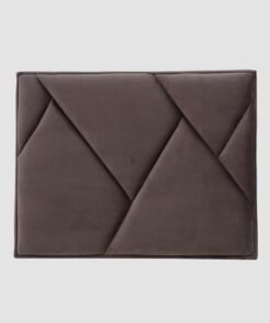 Switch Fabric Headboard For Single Size Bed - Carlisle Collection - Modern Home - Install Attach To Wall - Chocalate brown 90*70*6cm