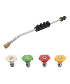High Pressure Car Wash Jet Lance For Karcher K Series With 4 Nozzle Tips Multicolour