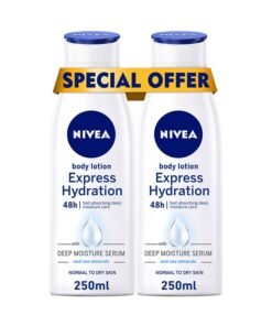 Nivea Express Hydration Body Lotion Sea Minerals Normal And Dry Skin Pack of 2 250ml