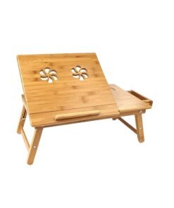 LINGWEI Multi-Purpose Portable  Wooden E-Table Beige