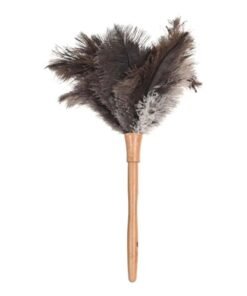 Fluffy Natural Ostrich Feather Duster Brown