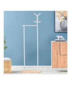 Home Center Merlin Clothes Rack White 30X60X177cm